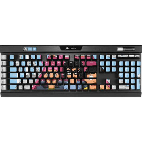 Bobs Burgers Roller Coaster K95 RGB PLATINUM Mechanical Gaming Keyboard Skin