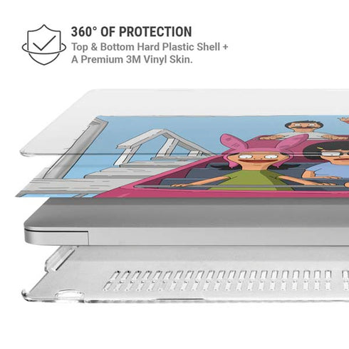 Bobs Burgers Roller Coaster MacBook Air 13in M1 (2021) Case plus Skin