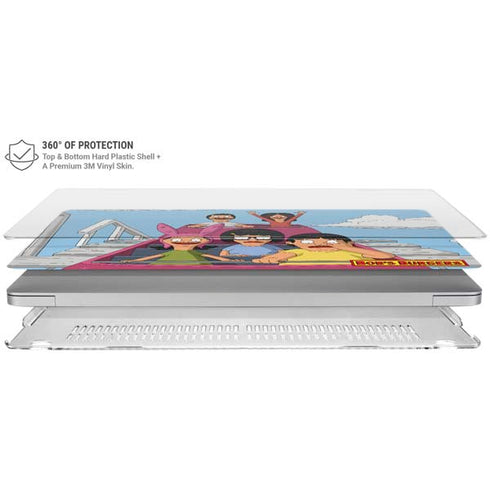 Bobs Burgers Roller Coaster MacBook Air 15in (2023-2025) Case plus Skin