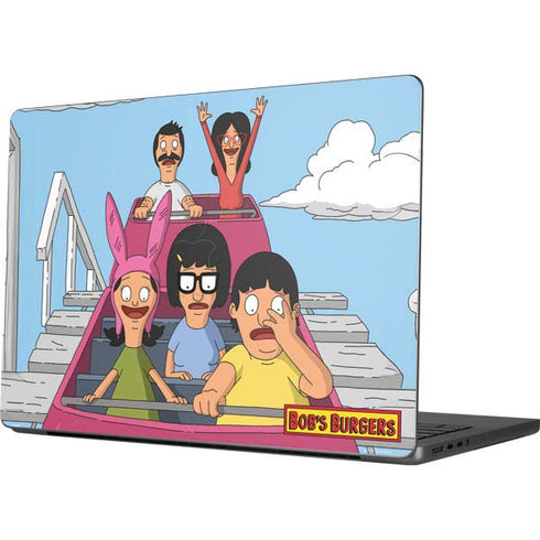 Bobs Burgers Roller Coaster MacBook Pro 14in (2021-24) Skin