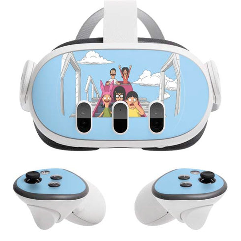 Bobs Burgers Roller Coaster Meta Quest 3 Skin
