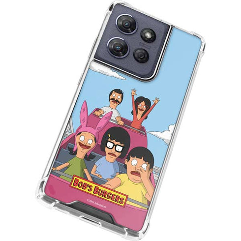 Bobs Burgers Roller Coaster Moto G 5G (2025) Clear Case