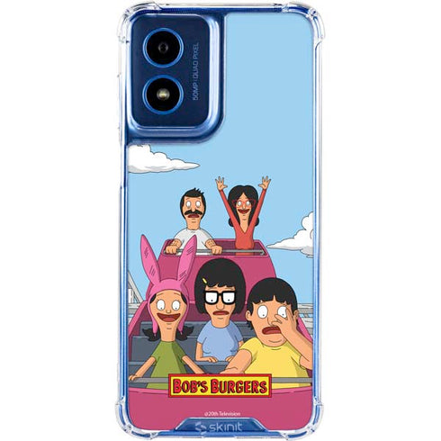 Bobs Burgers Roller Coaster Moto G Play 4G (2024) Clear Case