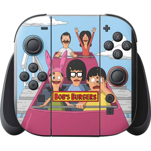 Bobs Burgers Roller Coaster Nintendo Switch 2 (2025) with Joy-Con Skin