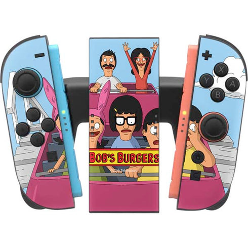 Bobs Burgers Roller Coaster Nintendo Switch 2 (2025) Joy-Con Controller Skin