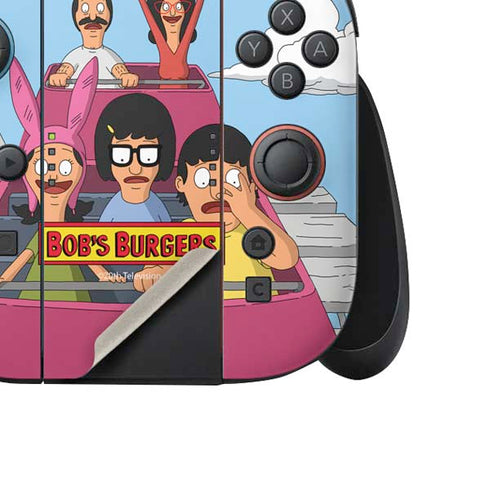 Bobs Burgers Roller Coaster Nintendo Switch 2 (2025) Joy-Con Controller Skin