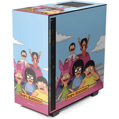 Bobs Burgers Roller Coaster NZXT H510 Compact ATX Mid-Tower Case Skin