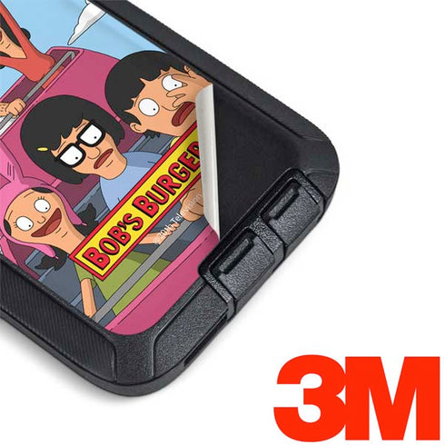 Bobs Burgers Roller Coaster Otterbox Defender Galaxy Skin