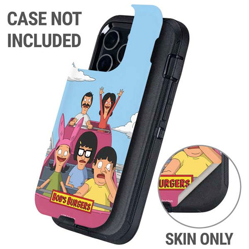 Bobs Burgers Roller Coaster Otterbox Defender iPhone Skin