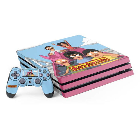Bobs Burgers Roller Coaster PlayStation PS4 Skins
