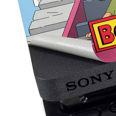 Bobs Burgers Roller Coaster PS4 Slim Skin
