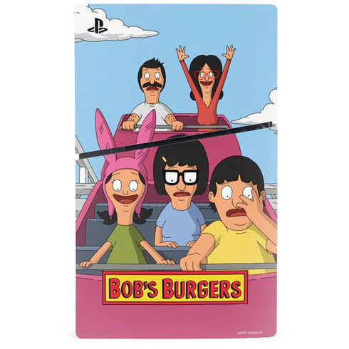 Bobs Burgers Roller Coaster PS5 Slim Disk Bundle Skin
