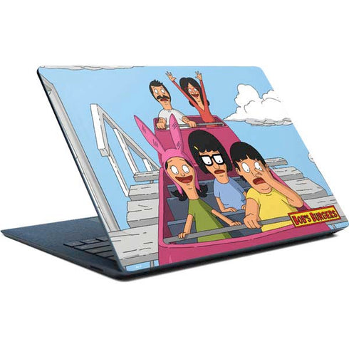 Bobs Burgers Roller Coaster Surface Laptop Skin