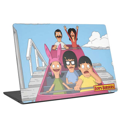 Bobs Burgers Roller Coaster Universal Laptop 14in (11.4 x 8.2in) Skin