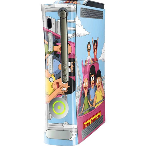 Bobs Burgers Roller Coaster Xbox 360 (Includes HDD) Skin