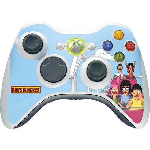 Bobs Burgers Roller Coaster Xbox 360 Wireless Controller Skin