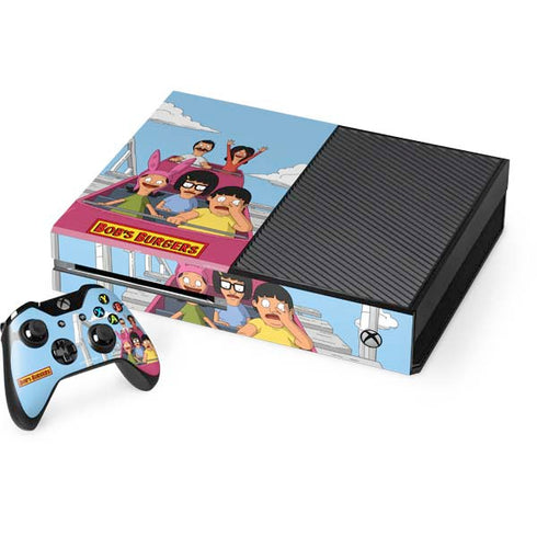 Bobs Burgers Roller Coaster Xbox One Console and Controller Bundle Skin