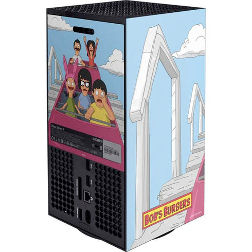 Bobs Burgers Roller Coaster Xbox Series X Console Skin
