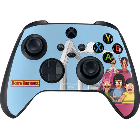 Bobs Burgers Roller Coaster Xbox Series X Controller Skin