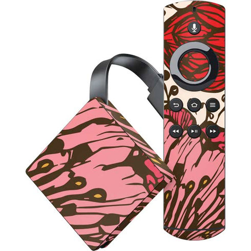 Rose Bud Floral Amazon Fire TV Skin