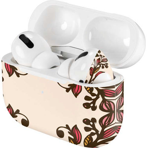 Rose Bud Floral AirPods Skins