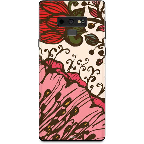 Rose Bud Floral Galaxy Note 9 Skin