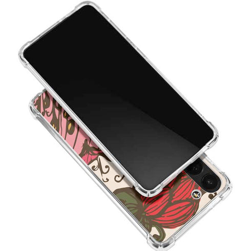 Rose Bud Floral Galaxy S24 FE Clear Case