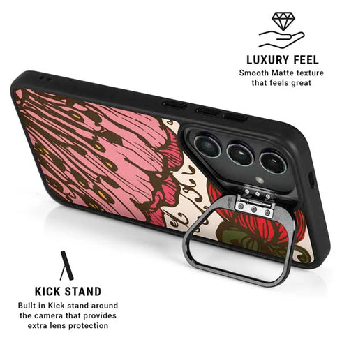 Rose Bud Floral Galaxy S24 FE Kickstand Case