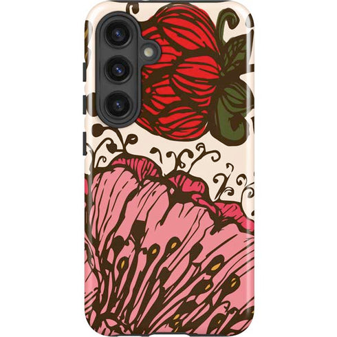 Rose Bud Floral Galaxy S25 Impact Case