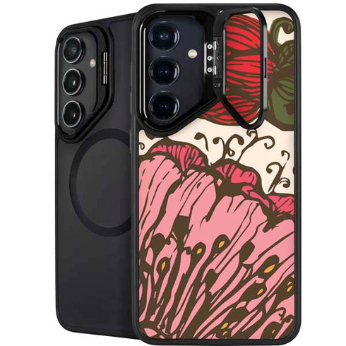 Rose Bud Floral Galaxy S25 Plus Kickstand Case