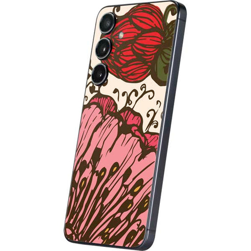 Rose Bud Floral Galaxy S25 Skin