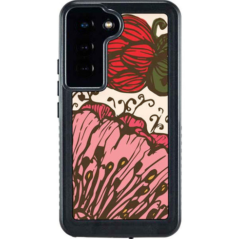 Rose Bud Floral Galaxy S24 Waterproof Case