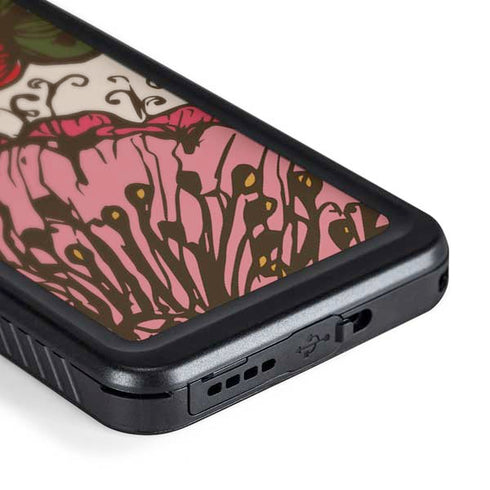 Rose Bud Floral Galaxy S24 Waterproof Case