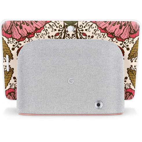 Rose Bud Floral Google Home Hub Skin