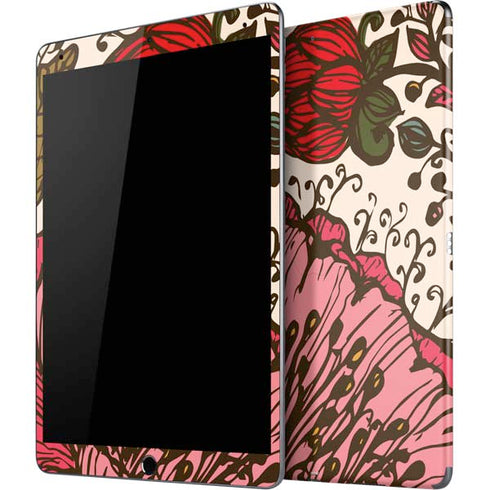 Rose Bud Floral iPad Skins