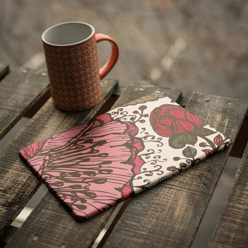 Rose Bud Floral iPad Skins