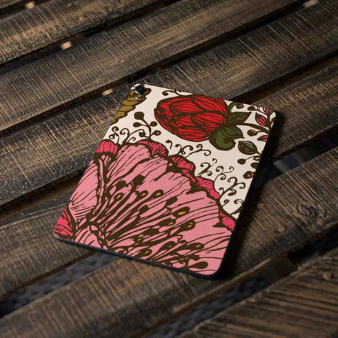 Rose Bud Floral Apple iPad Pro Skin