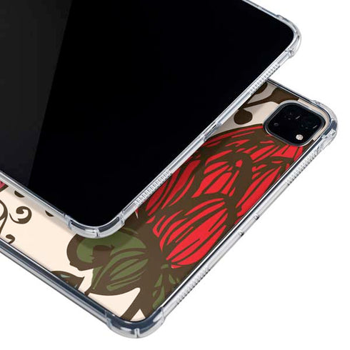 Rose Bud Floral iPad Pro 11in (2024) Clear Case