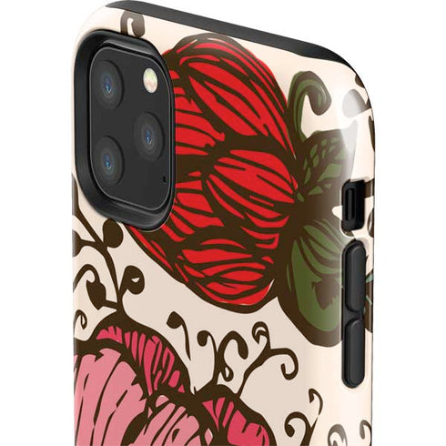 Rose Bud Floral iPhone 11 Pro Max Impact Case