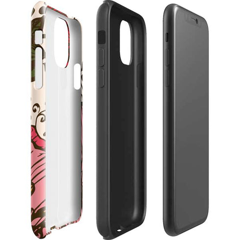 Rose Bud Floral iPhone 11 Pro Max Impact Case
