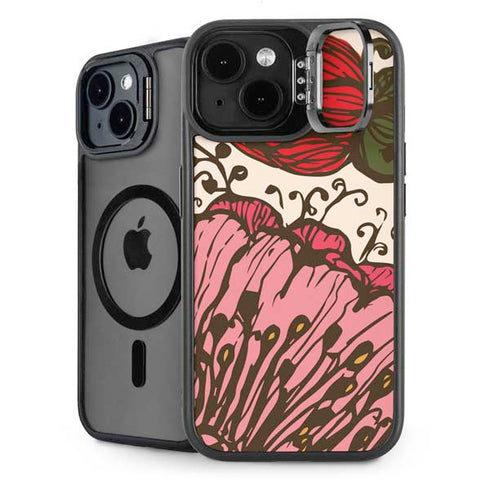 Rose Bud Floral iPhone 14 Plus Kickstand Case