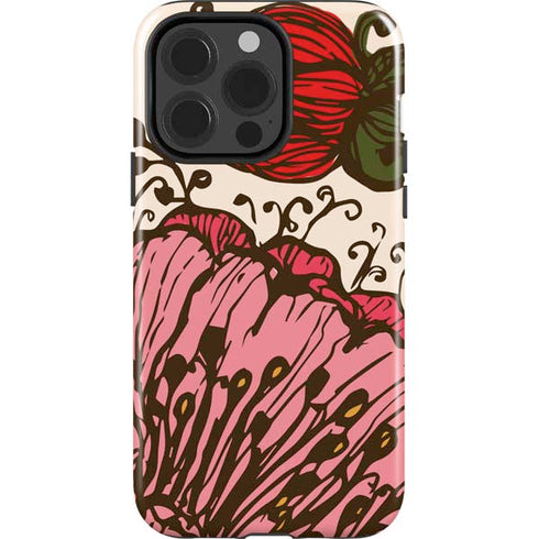Rose Bud Floral iPhone 15 Pro Impact Case