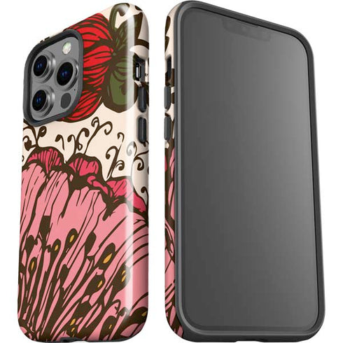 Rose Bud Floral iPhone 15 Pro Impact Case