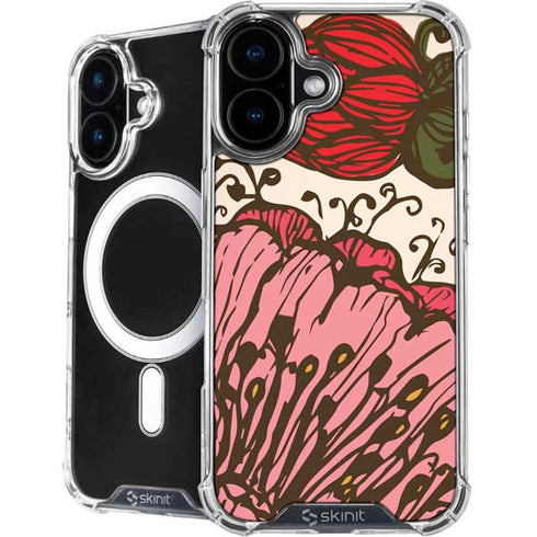 Rose Bud Floral iPhone 16 MagSafe Case