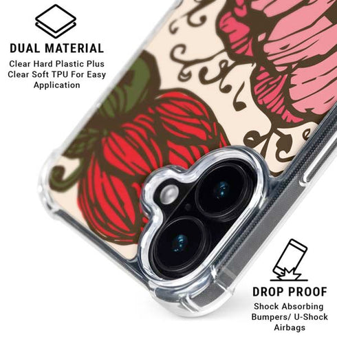 Rose Bud Floral iPhone 16 MagSafe Case