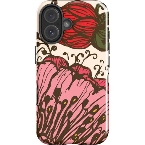 Rose Bud Floral iPhone 16 Plus Impact Case