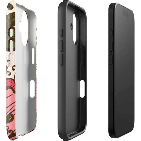 Rose Bud Floral iPhone 16 Plus Impact Case