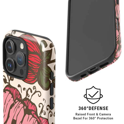 Rose Bud Floral iPhone 16 Pro Magsafe Impact Case