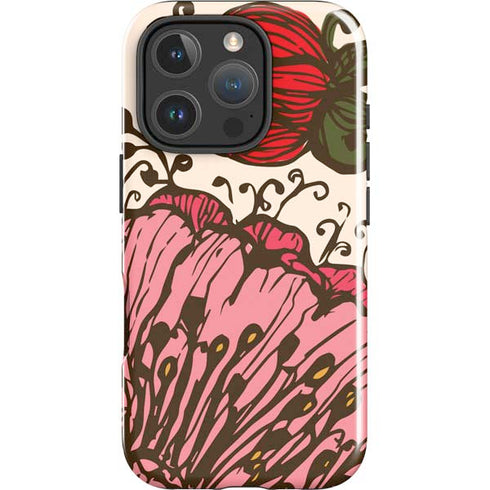 Rose Bud Floral iPhone 16 Pro Max Impact Case