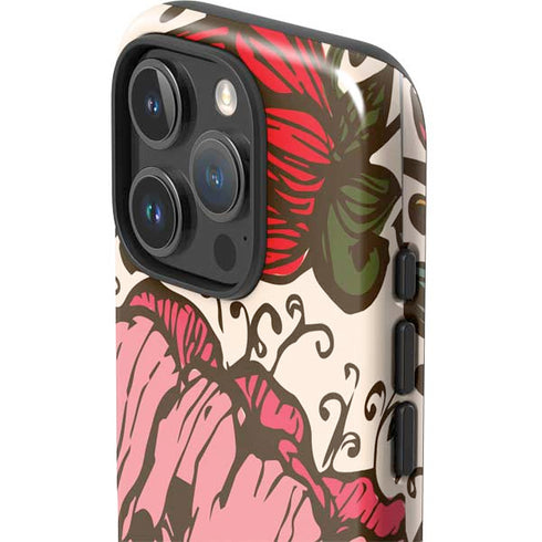 Rose Bud Floral iPhone 16 Pro Max Impact Case